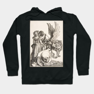 Coat of arms with a skull Hoodie